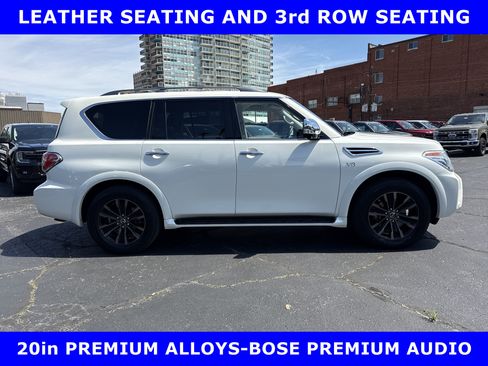 Used 2019 Nissan Armada Platinum w/ Captain's Chairs Package AWD/4WD image 2