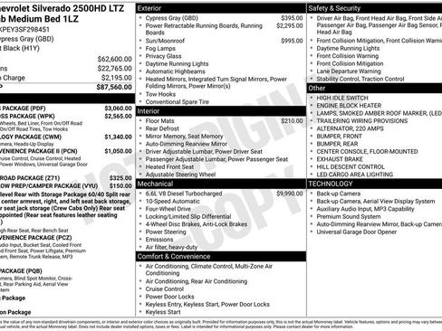 Certified 2025 Chevrolet Silverado 2500 LTZ w/ LTZ Plus Package AWD/4WD image 41