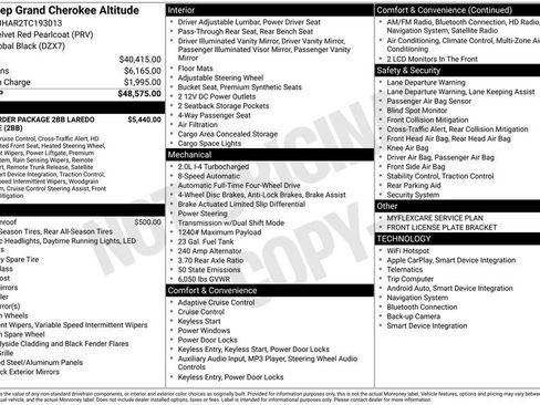 New 2026 Jeep Grand Cherokee Altitude AWD/4WD image 27