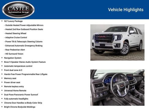 Used 2024 GMC Yukon XL SLT w/ SLT Luxury Package AWD/4WD image 12