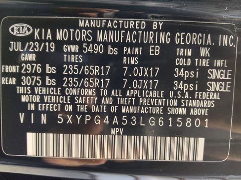 Used 2020 Kia Sorento FWD V6 image 33
