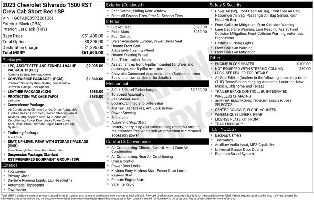 Certified 2023 Chevrolet Silverado 1500 RST RWD image 39