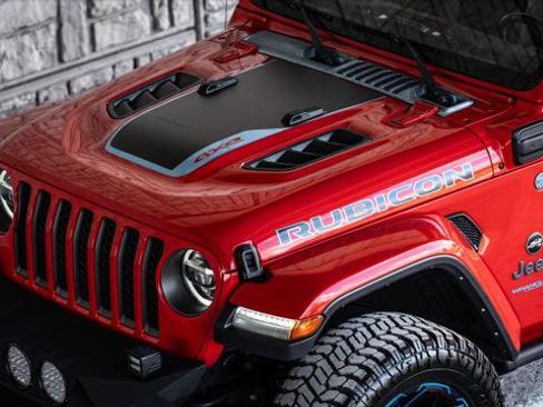 Used 2022 Jeep Wrangler Unlimited Rubicon 4xe w/ Safety Group image 2