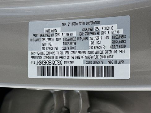 Used 2025 MAZDA CX-90 3.3 Turbo w/ Preferred Package image 12