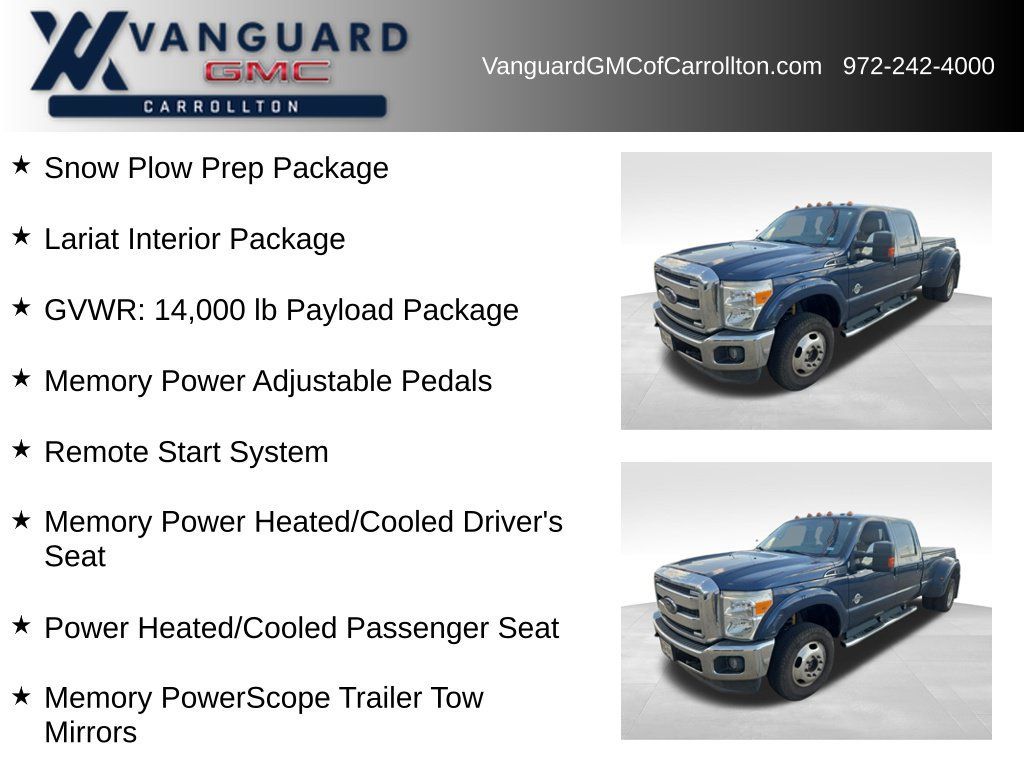 Used 2016 Ford F350 Lariat w/ Lariat Ultimate Package AWD/4WD image 4