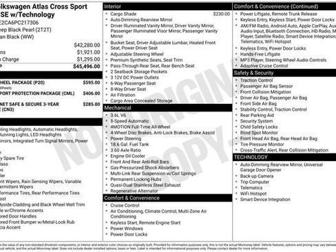 Used 2023 Volkswagen Atlas Cross Sport SE w/ Black Wheel Package image 25