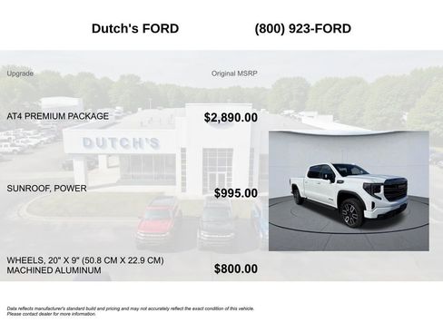 Used 2022 GMC Sierra 1500 AT4 w/ AT4 Premium Package AWD/4WD image 5