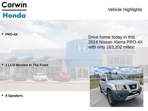 Used 2014 Nissan Xterra PRO-4X w/ Pro-4x Leather Package AWD/4WD image 6