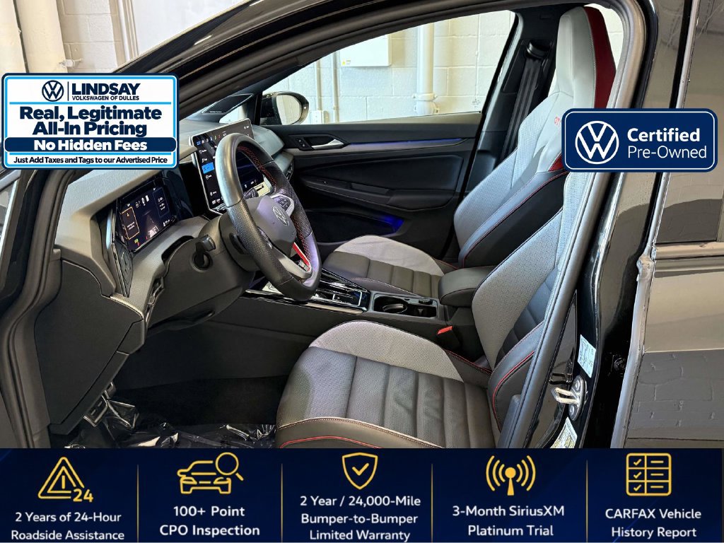 Certified 2025 Volkswagen GTI SE FWD image 11