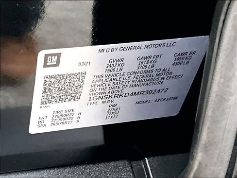 Used 2021 Chevrolet Tahoe RST w/ Luxury Package image 36