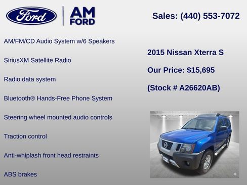 Used 2015 Nissan Xterra S AWD/4WD image 6