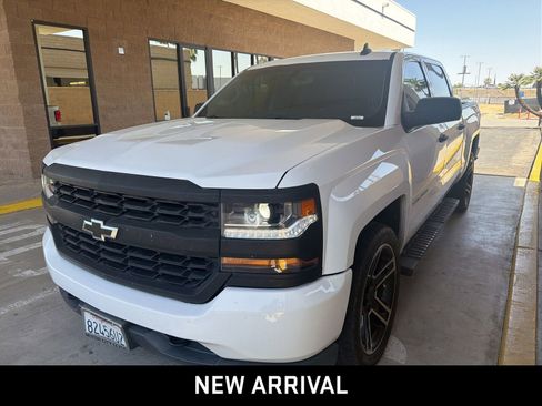 Used 2018 Chevrolet Silverado 1500 Custom w/ LPO, Black Pack RWD image 1