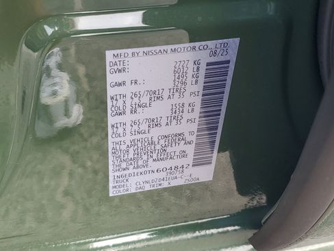 New 2026 Nissan Frontier PRO-4X w/ Pro-4x Convenience Package image 19