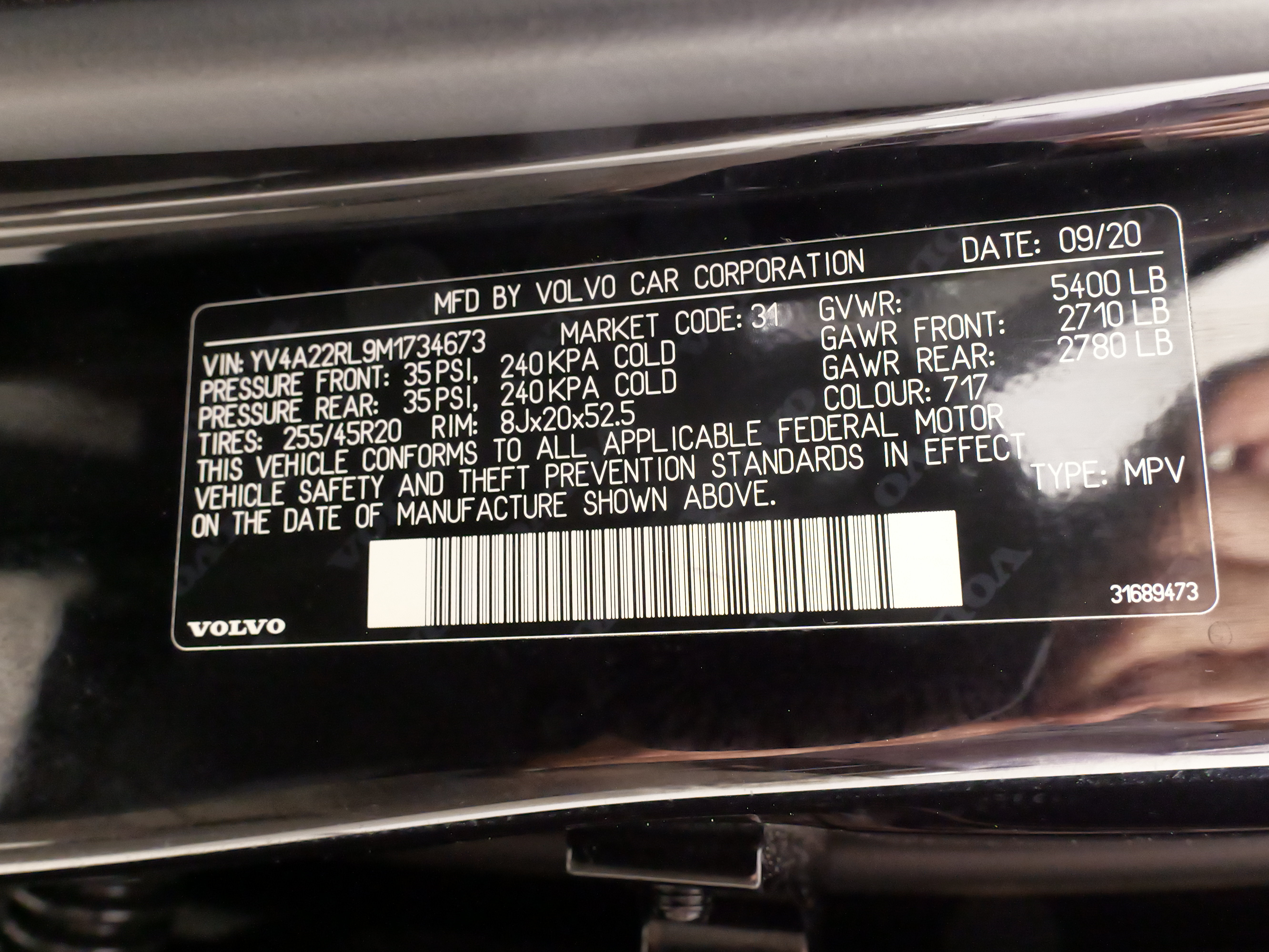 Used 2021 Volvo XC60 T6 Inscription w/ Advanced Package AWD/4WD image 62