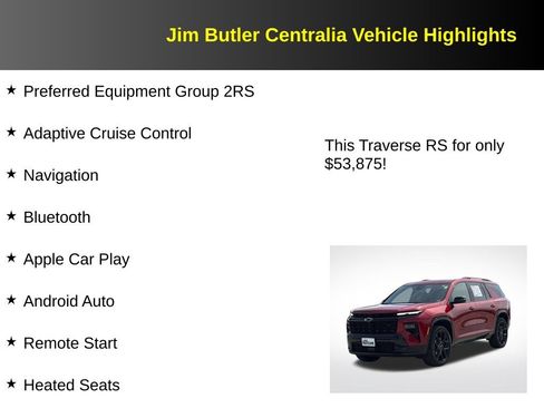 Used 2026 Chevrolet Traverse RS AWD/4WD image 6