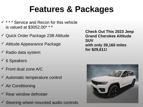 Used 2023 Jeep Grand Cherokee Altitude image 8