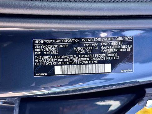 New 2026 Volvo XC90 B6 Plus w/ Protection Package Premier AWD/4WD image 35