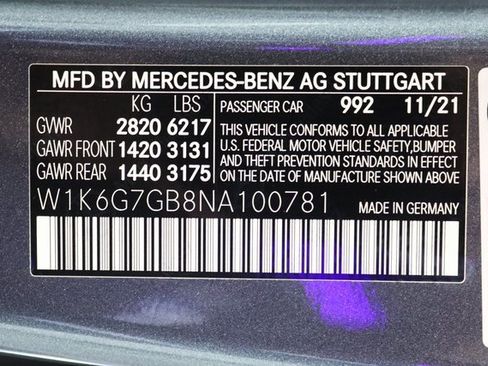 Used 2022 Mercedes-Benz S 580 4MATIC Sedan w/ Rear Seat Package image 34