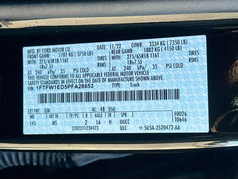 Certified 2023 Ford F150 XLT w/ Equipment Group 302A High image 36