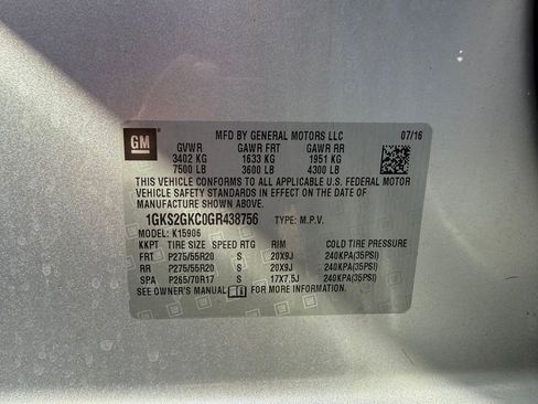 Used 2016 GMC Yukon XL SLT w/ HD Trailering Package image 37