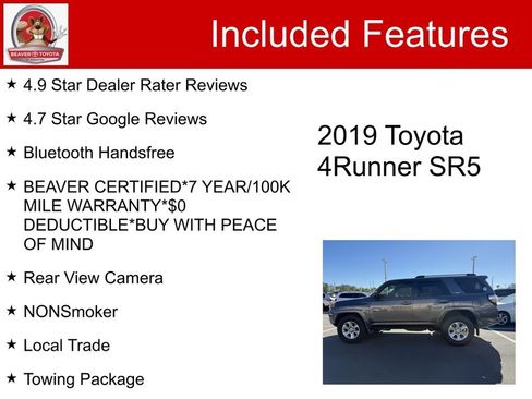 Used 2019 Toyota 4Runner SR5 image 5