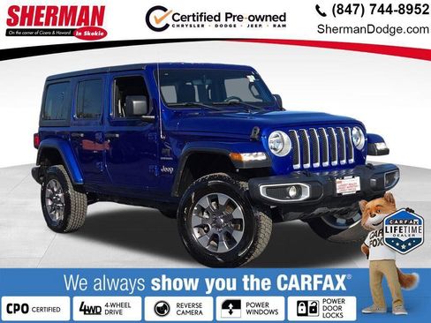 Certified 2018 Jeep Wrangler Unlimited Sahara image 1