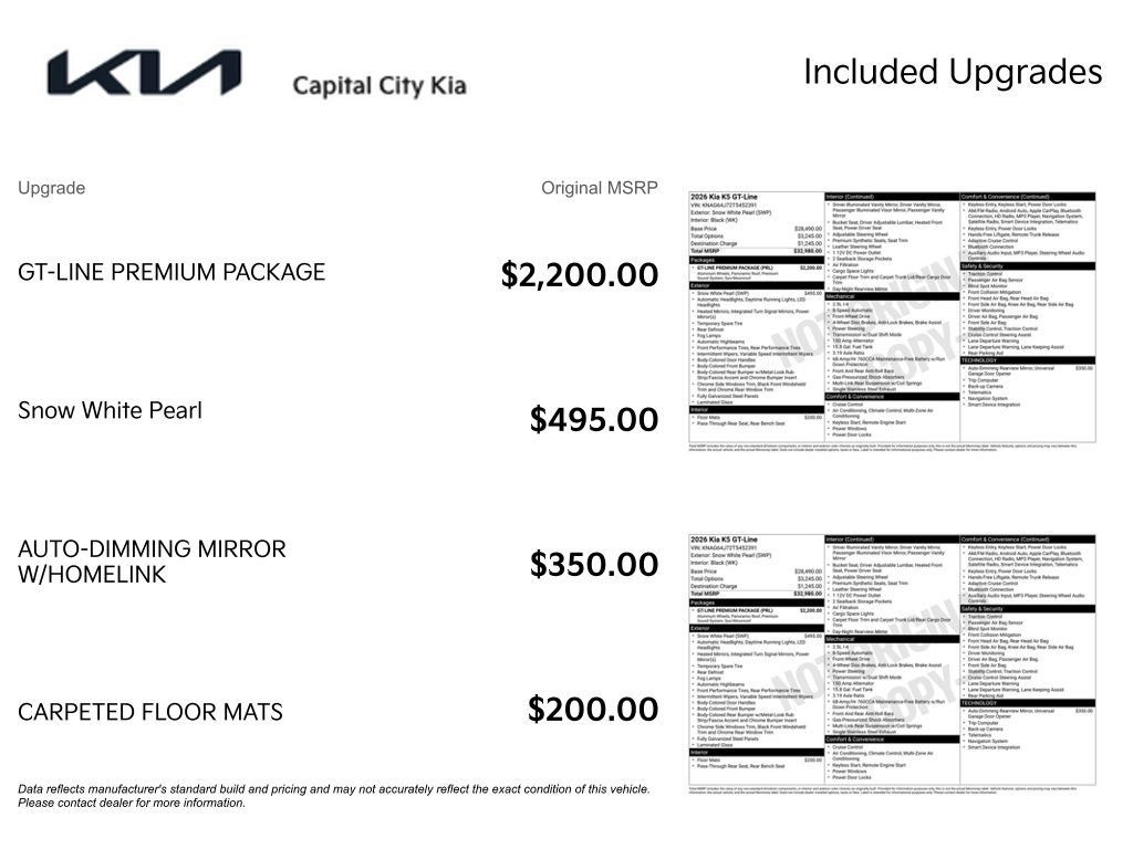 New 2026 Kia K5 GT-Line w/ GT-Line Premium Package FWD image 2