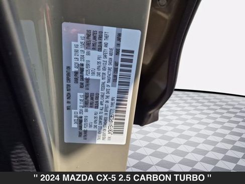 Certified 2024 MAZDA CX-5 Carbon Edition AWD/4WD image 38