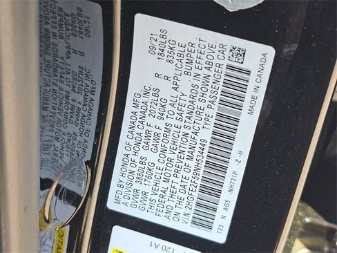 Used 2022 Honda Civic Sport image 30