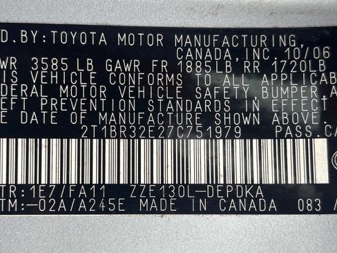 Used 2007 Toyota Corolla CE image 32