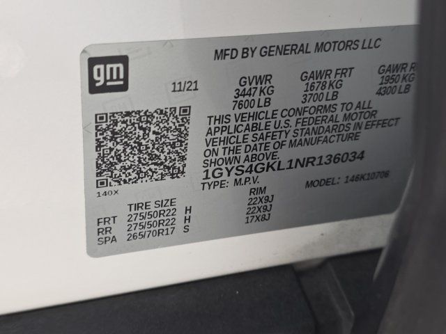 Used 2022 Cadillac Escalade Sport Platinum w/ LPO, ONYX Package AWD/4WD image 10