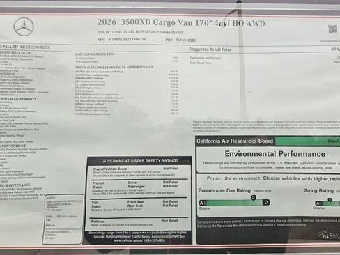 New 2026 Mercedes-Benz Sprinter 3500 image 21