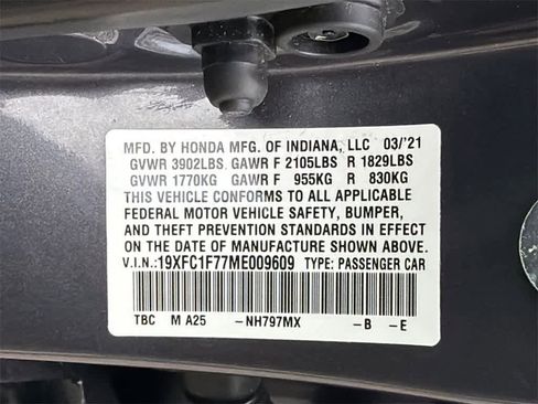 Used 2021 Honda Civic EX-L image 32