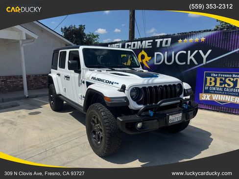 Used 2023 Jeep Wrangler Unlimited Rubicon 4xe AWD/4WD image 1