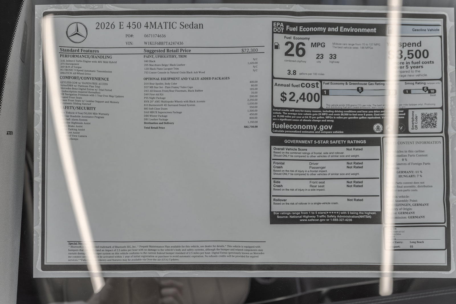 Used 2026 Mercedes-Benz E 450 4MATIC Sedan image 36