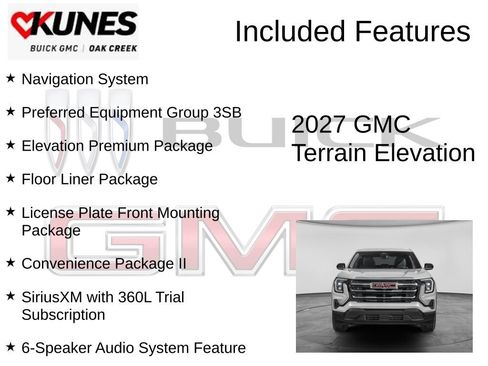 New 2027 GMC Terrain Elevation w/ Elevation Premium Package AWD/4WD image 2