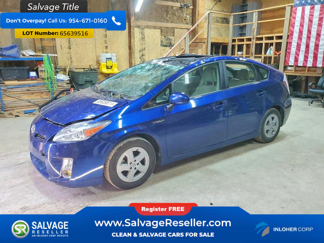 Used 2011 Toyota Prius Three w/ Solar Roof Pkg FWD image 1