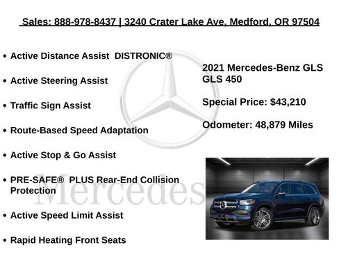 Used 2021 Mercedes-Benz GLS 450 4MATIC image 25