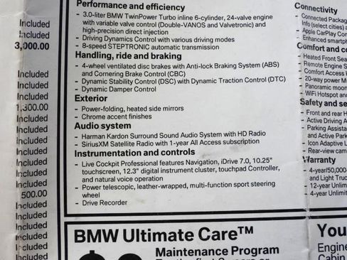 Used 2021 BMW 740i w/ Premium Package RWD image 86
