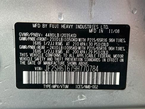 Used 2009 Subaru Forester 2.5X image 17