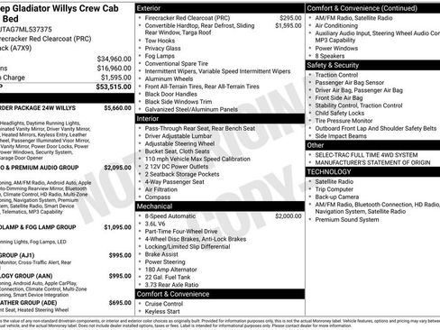 Used 2021 Jeep Gladiator Willys image 2