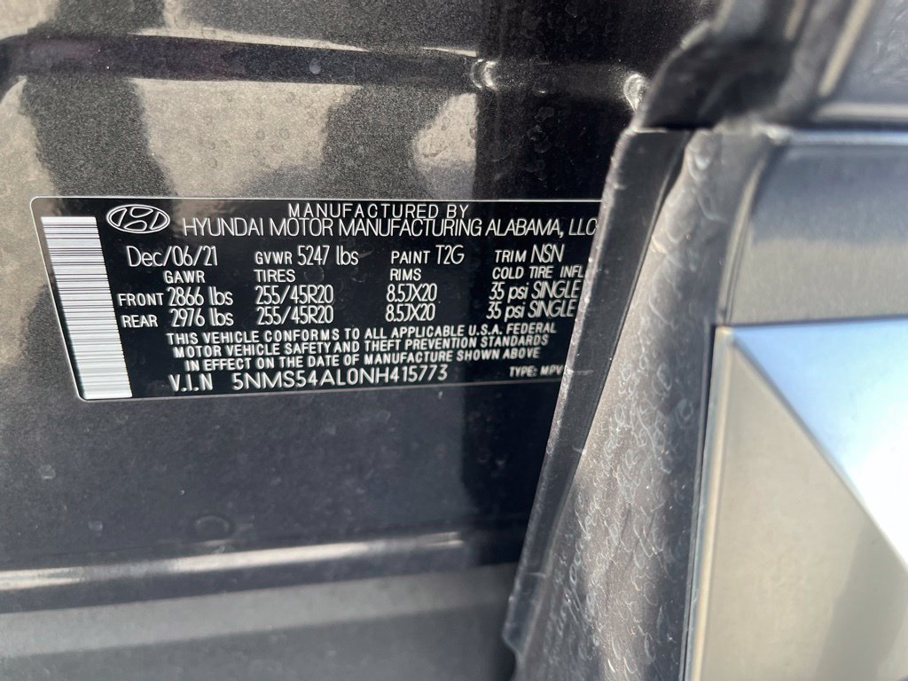 Used 2022 Hyundai Santa Fe Calligraphy w/ Cargo Package FWD image 1