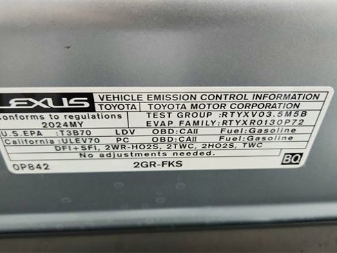 Used 2024 Lexus ES 350 F Sport image 62