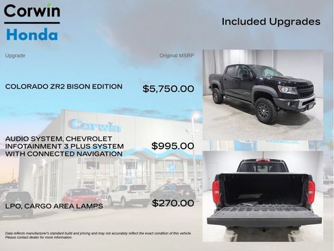 Used 2021 Chevrolet Colorado ZR2 w/ Colorado ZR2 Bison Edition AWD/4WD image 4