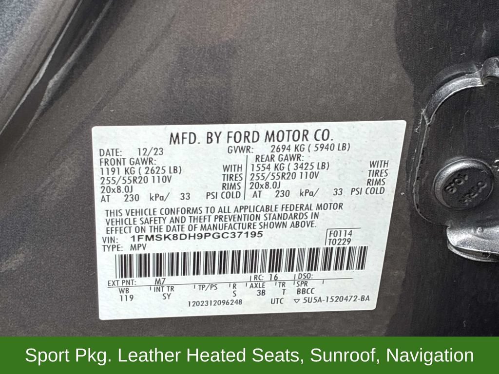 Certified 2023 Ford Explorer XLT w/ Equipment Group 202A AWD/4WD image 24