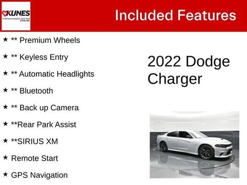 Certified 2022 Dodge Charger R/T w/ Blacktop Package RWD image 5