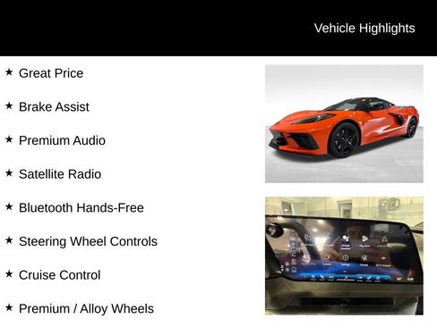 New 2026 Chevrolet Corvette Stingray Premium Conv w/ 3LT image 2