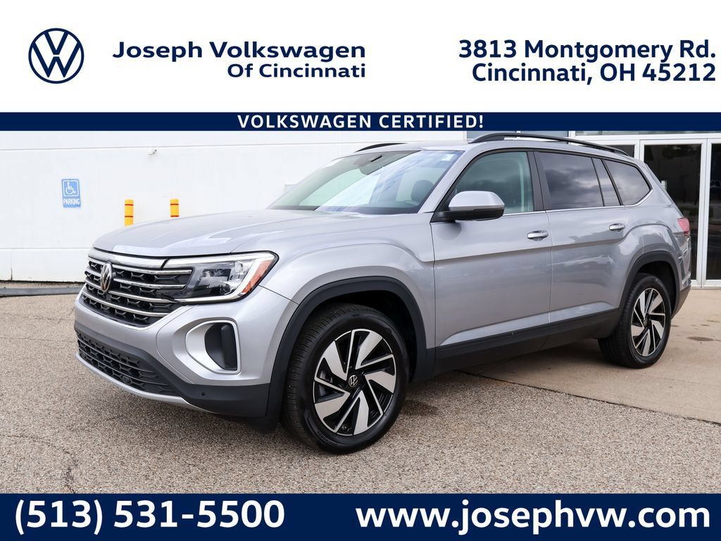 Used 2024 Volkswagen Atlas SE w/ Panoramic Sunroof Package AWD/4WD image 1