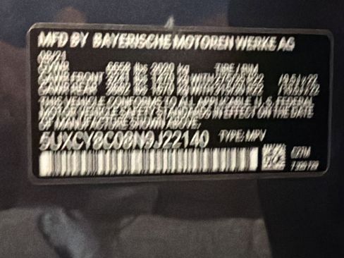 Used 2022 BMW X6 M50i w/ Executive Package image 19