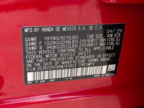 Used 2024 Honda HR-V EX-L image 37